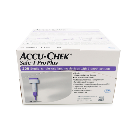 Accu Chek Safe-T-Pro Plus, Lanzetten