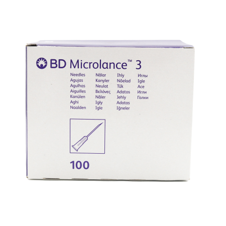 Microlance 3™ 22G 0.7 x 30 mm, schwarz