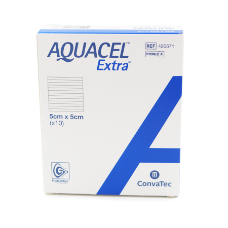 AQUACEL® Extra Wundauflage, 5 x 5 cm